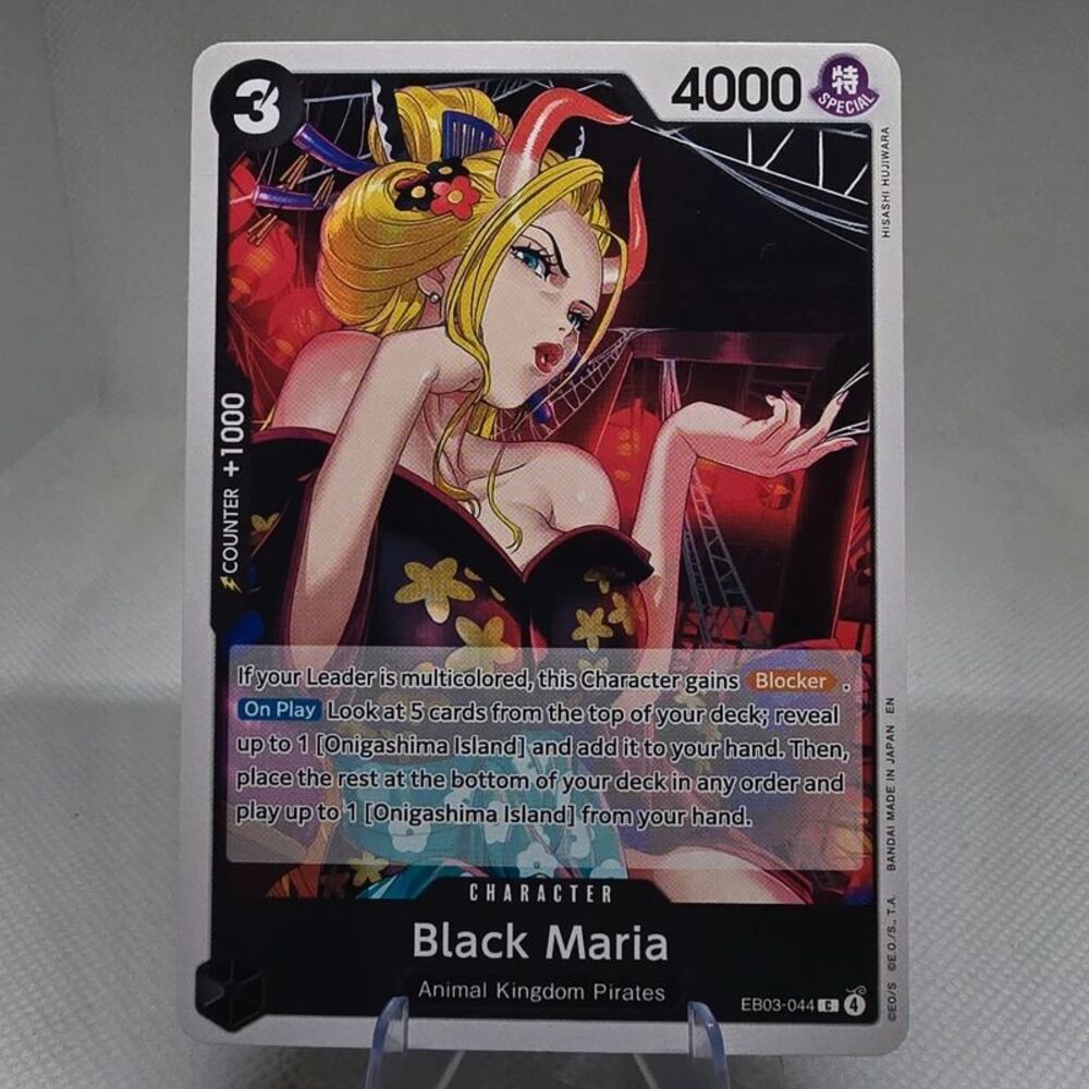 Black Maria EB03-044 One Piece Extra Booster Heroines Edition